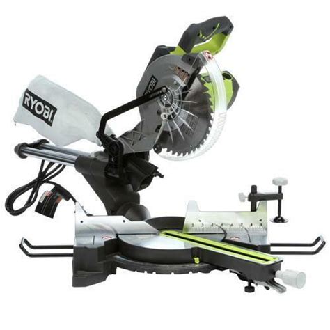 Ryobi Tss120l 15 Amp Corded 12 In Sliding Miter Saw With Laser For