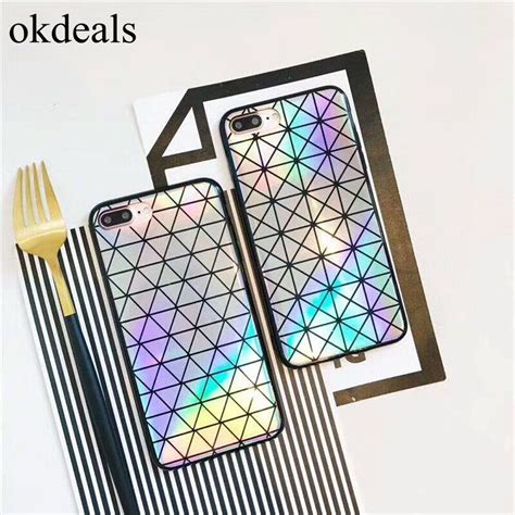 high quality smooth silver lattice pattern soft tpu phone case for iphone 8 6 6s 7 7plus case