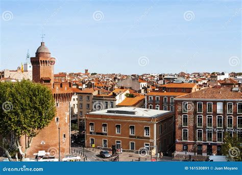 Old Town Of Perpignan In France Editorial Photo Image Of Location
