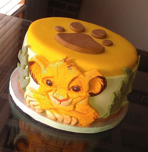 Baby Simba Cake Lion King Cupcakes Lion King Cakes Lion Cakes