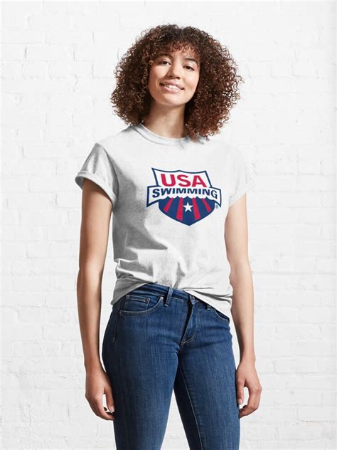 Swimming Team Usa Logo T Shirt By Usalogo Redbubble