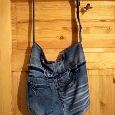 Diy Handbag Sewing Pattern Slouchy Jeans Bag Hobo Bag Etsy Denim