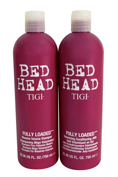 Tigi Bed Head Shampoo Conditioner Fully Loaded Set Oz Ea