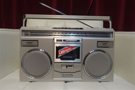 80s Panasonic Rx 5100 Vintage Boombox Amfm Cassette Player Recorder