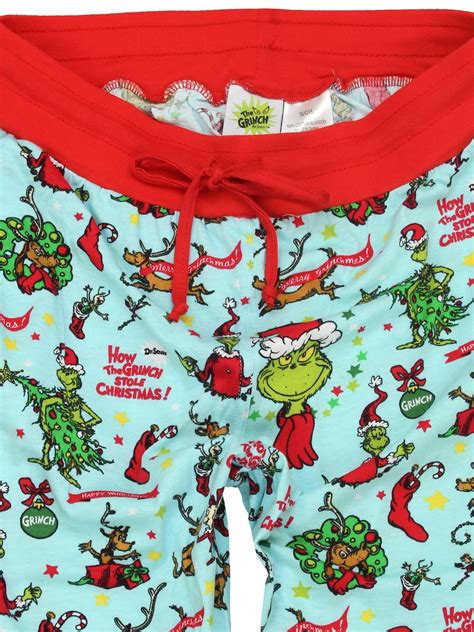 Dr Seuss The Grinch Characters Holiday Jogger Lounge Pajama Pants