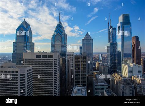 Downtown Skyline Philadelphia Pennsylvania Stock Photos And Downtown