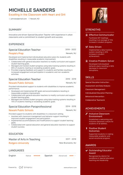 5 Special Ed Teacher Resume Examples And Guide For 2023