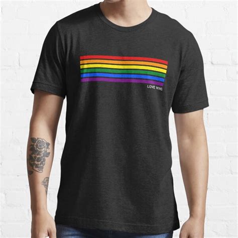 Love Wins Pride Flag T Shirt For Sale By Skr0201 Redbubble Pride