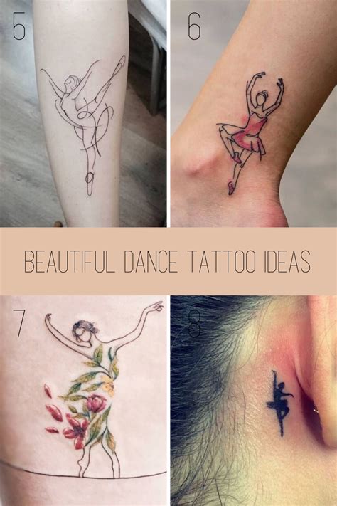 30 Beautiful Dance Tattoo Ideas Dancers Will Love Tattoo Glee