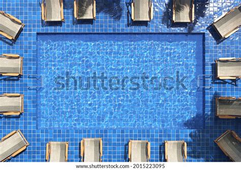Clear Water Swimming Pool Pool Party Stock Illustration 2015223095