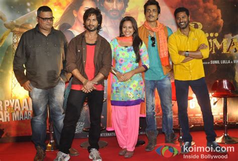 Shahid Sonakshi Prabhudeva Launch Rrajkumars Trailer Koimoi