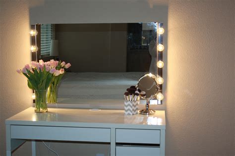 The great thing about fairy lights is that they can be used to decorate inside or outside, as this diy proves. diy dimmable vanity mirror #diyvanitymirrorphilippines | Diy vanity mirror, Diy vanity mirror ...