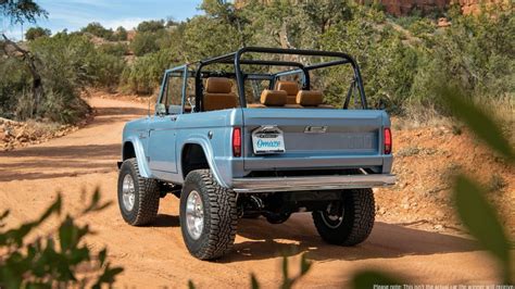 Electric Ford Bronco With Tesla Batteries Worth 300k Is Up For Grabs