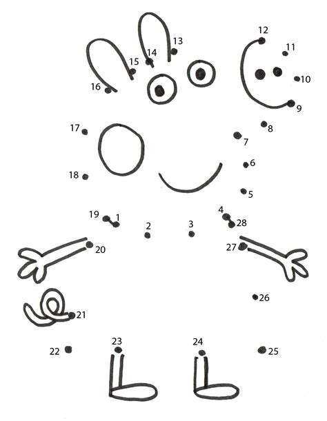 Unir Números Peppa Pig Actividades De Matemáticas Preescolares