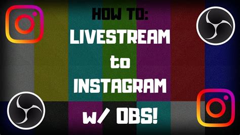 To download instagram live videos, click on the go to ig stories, select live stream. How To: Livestream to INSTAGRAM w/ OBS Studio or Elgato on ...