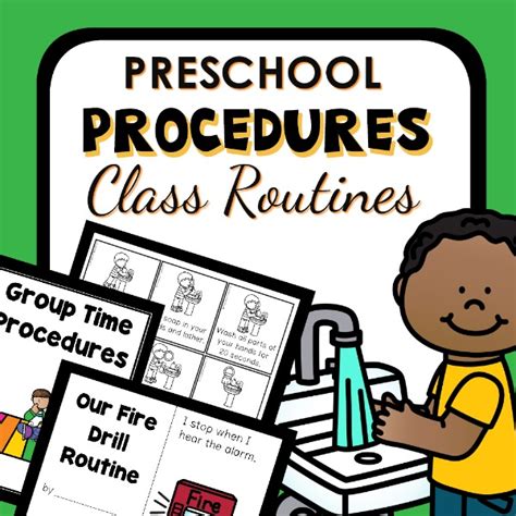 Procedures And Routines Bundle Preschool Teacher 101