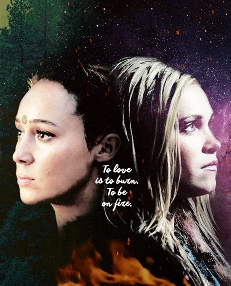 Lexa And Clarke The 100 Tv Show Fan Art 39409300 Fanpop