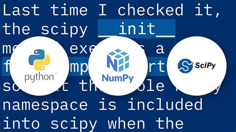 Relationship Between Scipy And Numpy Youtube Hot Sex Picture