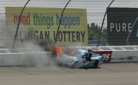 All Cameras And Eyes Were On This Kasey Kahne Crash And Michigan