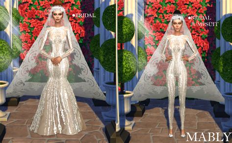 Mably Store Sims 4 Wedding Dress Sims 4 Dresses Sims 4 Clothing