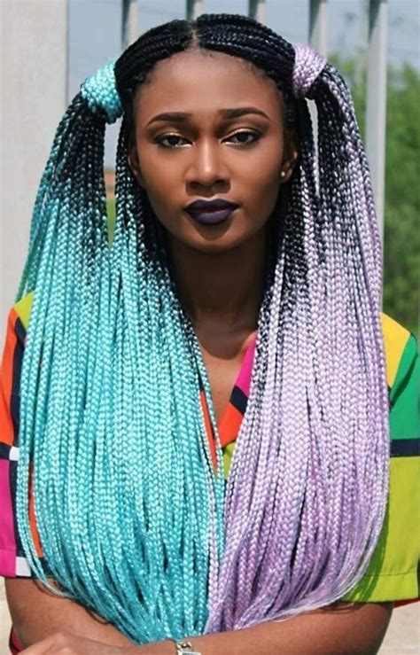 Unique Box Braids Hairstyles To Make You Look Super 10