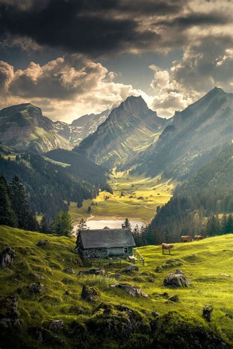 Beautiful Landscape Photography Switzerland Mountain