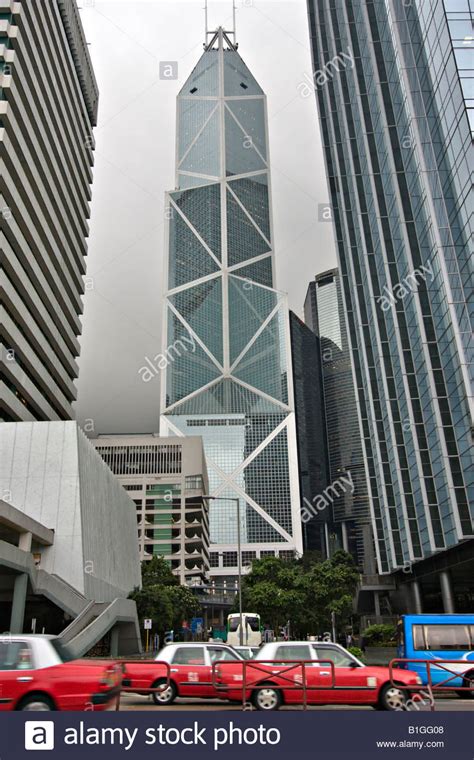 Bank China Tower Hong Kong Hong Kong Bank China Tower Hi Res Stock