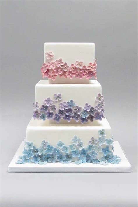 Nice to do something rather than pastel colours for a change. Pastel Floral Birthday Cakes | ... Pastel Flowers on White ...