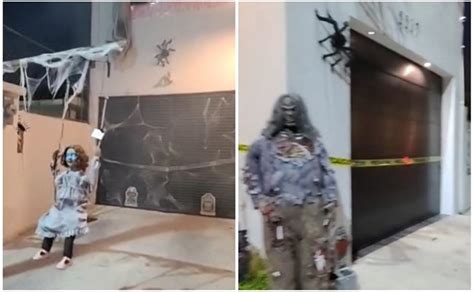En Nuevo Laredo Decoran Casa De Terror Por Halloween