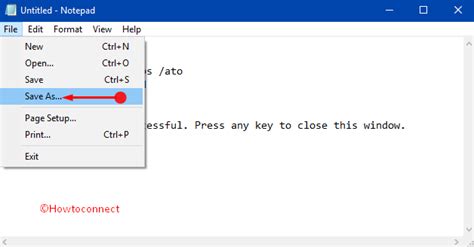 Windows Activate Notepad How To Save A Notepad File As Pdf Or Html In