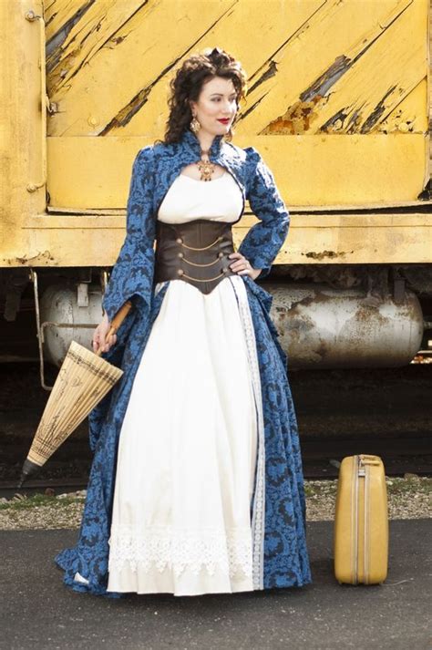 Steampunk Fashion Guide Steampunk Bride In Blue
