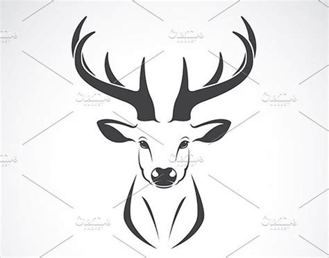 Free 7 Deer Head Silhouettes In Vector Eps Ai