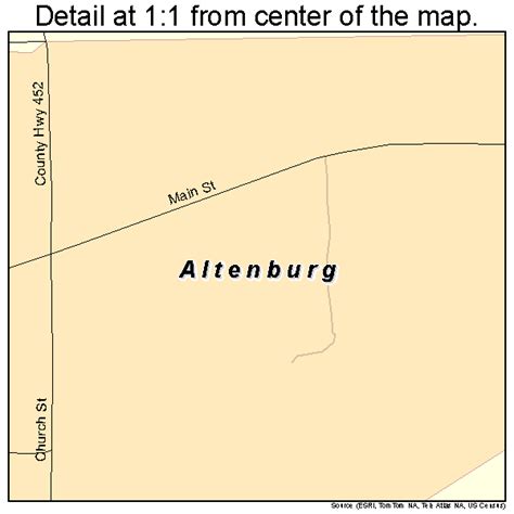 Altenburg Missouri Street Map 2900928