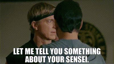 Yarn Let Me Tell You Something About Your Sensei Cobra Kai