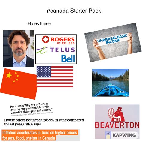 Rcanada Starter Pack Rstarterpacks
