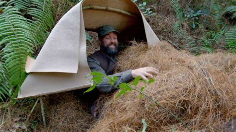 Survival 101 Building A Simple Shelter Youtube