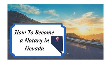 Nevada Notary Training Online