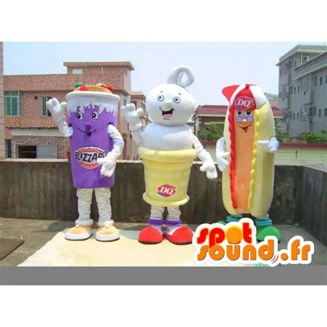 High Quality And Easy In And Our Spotsound Food Mascots Plush Costume