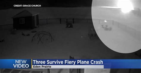 Video 3 Miraculously Survive Fiery Eden Prairie Plane Crash Cbs