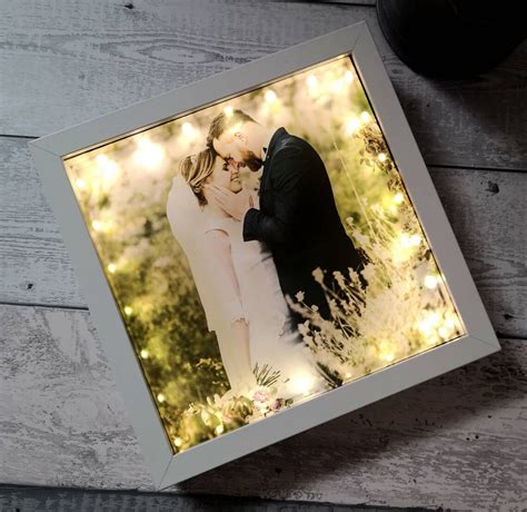 Personalised Light Up Photo Frame Using Your Photo T Etsy