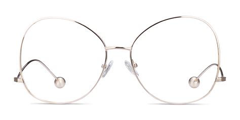 Renata Cat Eye Gold Glasses For Women Eyebuydirect
