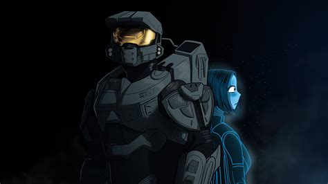 Cortana Master Chief 4k 5k Hd Halo 5 Guardians Wallpapers Hd