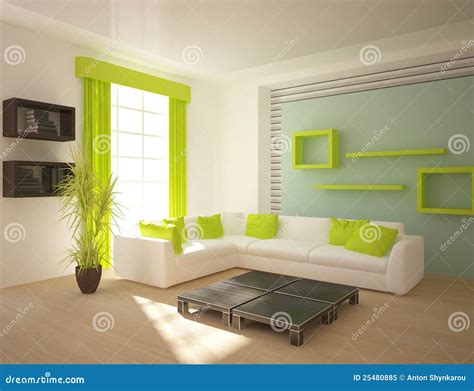 Interior Design Stock Illustration Illustration Of Flat 25480885