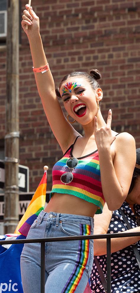 Celebs In The Spotlight Picture 2018 6 Original Victoria Justice 2018 Gay Pride March In Nyc