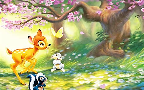 Free Download Walt Disney S Bambi Wallpaper Walt Disney Characters