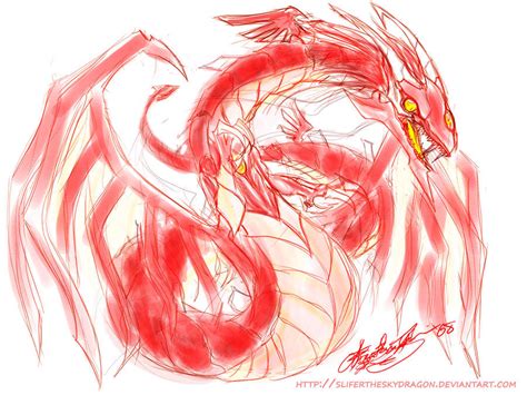 Crimson Dragon Yugioh 5ds Wip By Slifertheskydragon On Deviantart