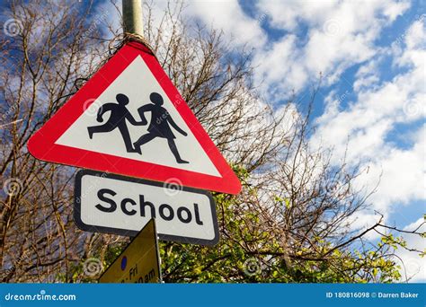 School Warning Sign Stock Image 23359981