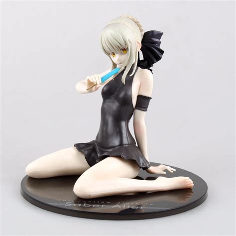 New 13 Cm Saber Alter Fate Stay Night Black Animation Collection Action