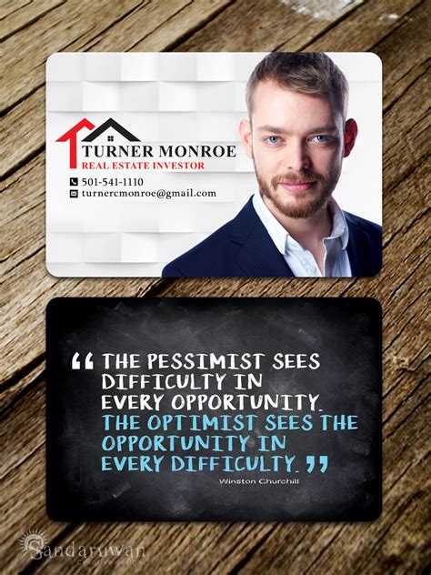 Real Estate Investor Needs Awesome Business Card Design 177 Business