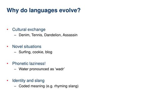 Ppt Origins Structure And Evolution Of Langauge Powerpoint